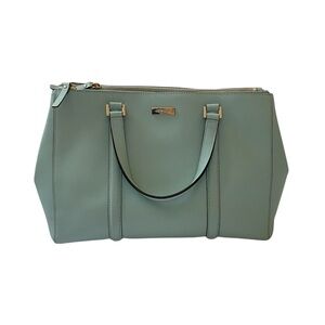 Kate Spade genuine leather mint blue handbag